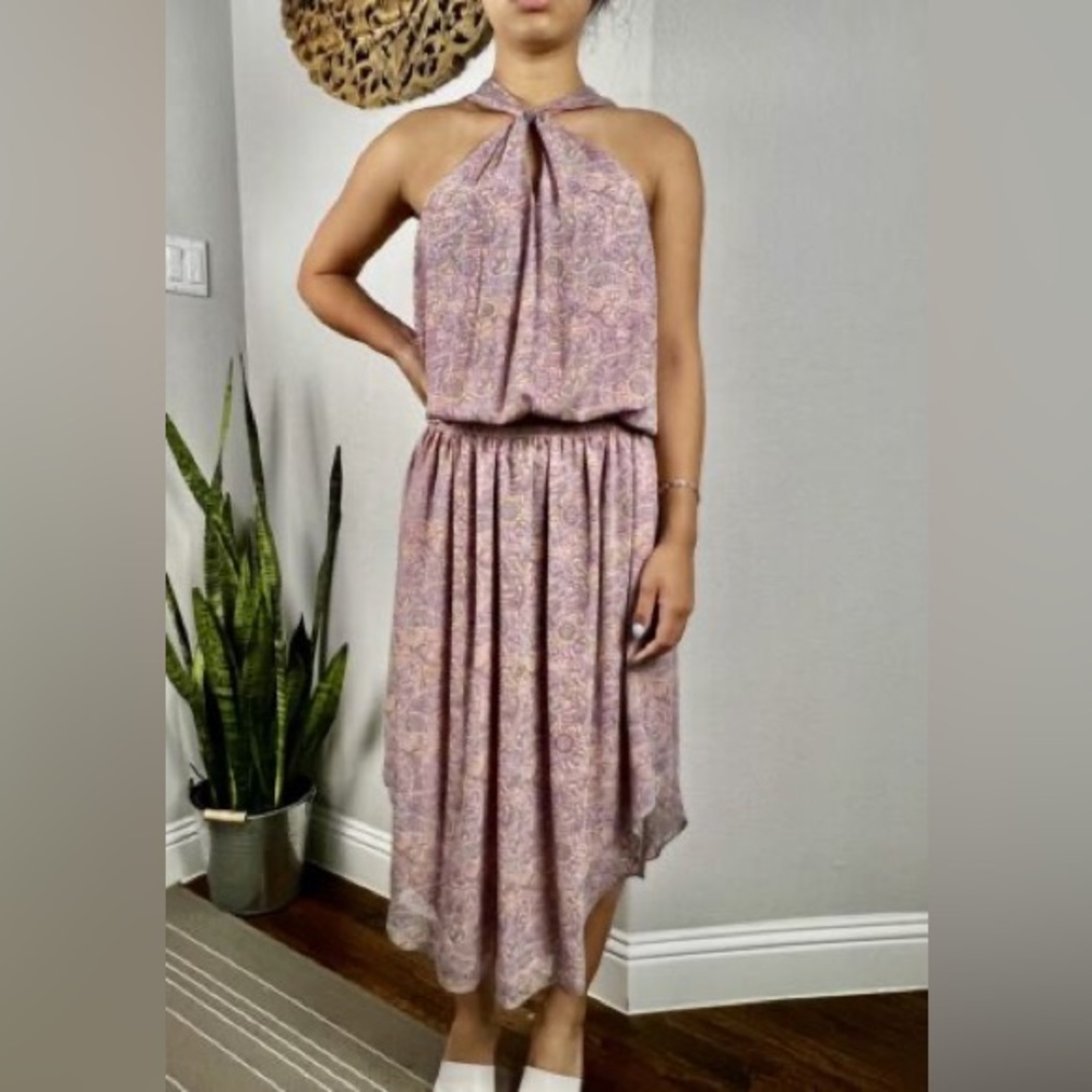 Ramy Brook Printed Kent Dress Paisley NEW with tags, size L